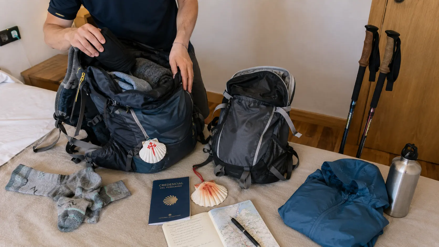 Best Backpack Size for the Portuguese Coastal Camino