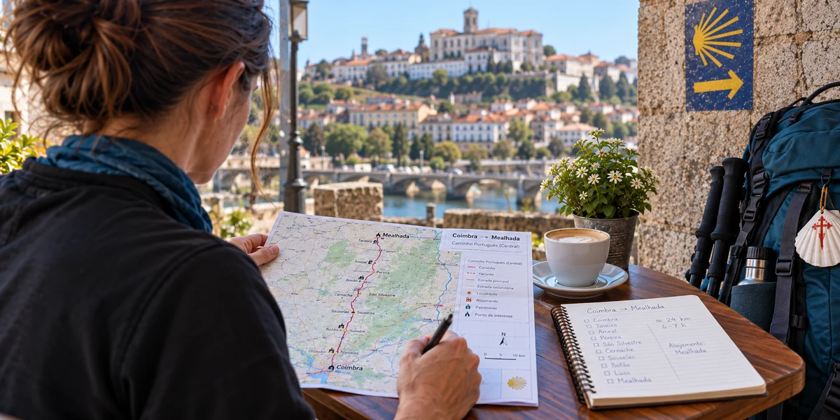 Coimbra to Mealhada Camino: Distance, Route and First-Day Planning